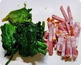 熱々♪ほうれん草とベーコンのオーブン焼き作り方1写真