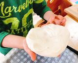 発酵なしさっくり生地でカルボナーラピザ作り方11写真