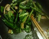 ✿中華街の賄い？❀メンマ小松菜✿パスタ作り方4写真
