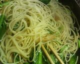 ✿中華街の賄い？❀メンマ小松菜✿パスタ作り方5写真