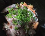鯵とトマトの和風オイル和え大葉風味作り方3写真