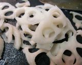 味も見た目も美しい・レンコンの梅納豆作り方1写真