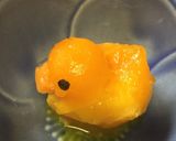 糖質制限☆温泉玉子のアヒルさんスイーツ♪作り方4写真