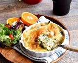 もち麦のゆで汁でトロミ♪ノンオイルドリア作り方6写真