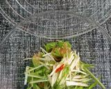 水菜と中華クラゲのサラダ作り方2写真
