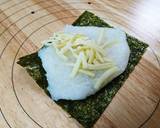 余ったお餅リメイク☆巻き巻きチーズ磯部餅作り方2写真