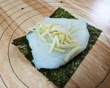 余ったお餅リメイク☆巻き巻きチーズ磯部餅作り方2写真
