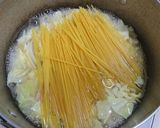 鍋ひとつでカルボナーラ風クリームパスタ作り方3写真