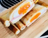 超簡単！絶品！半熟卵のホットサンド作り方7写真