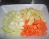 お豆さんのトマトスープ作り方1写真
