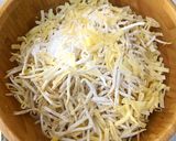嘘みたいに美味しい！もやしチーズチヂミ☆作り方1写真
