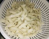 きしめんアレンジ！たらこチーズのピカタ風作り方1写真