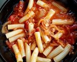 ツナとトマトソースのペンネ作り方8写真