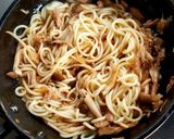 ツナとキノコ・玉ねぎの和風パスタ作り方9写真