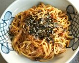 ツナとキノコ・玉ねぎの和風パスタ作り方10写真