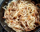 ツナとキノコ・玉ねぎの和風パスタ作り方8写真