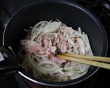 さつまいもと豚肉の炒め煮♪作り方4写真