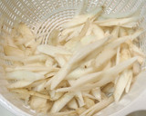 くわいのおろし揚げとごぼうの含め煮作り方6写真