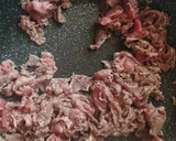 牛肉と厚揚げのクリーミーピリ辛炒め☆作り方3写真