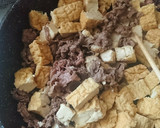 牛肉と厚揚げのクリーミーピリ辛炒め☆作り方4写真