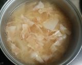カブとベーコンの味噌汁*作り方4写真