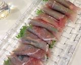 生ハムとモッツァレラの紫蘇巻き作り方3写真
