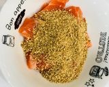材料は3つ!簡単サーモンの胡麻ポン酢和え作り方2写真