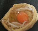 油あげの巣ごもり卵作り方3写真