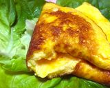 炭酸水で♪ふんわりオムレツ★サラダ菜作り方14写真