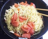 低カロリー♪ささみトマトのペペロンチーノ作り方7写真