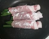生姜焼き用で肉巻き作り方5写真