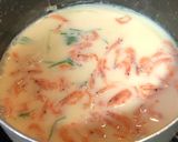 優しいお味!桜エビと水菜の豆乳うどん作り方5写真