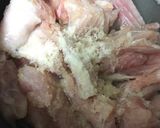 鮪のスジ肉と春菊の生姜炒め作り方1写真