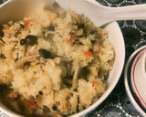 鶏ときのこの炊き込みご飯。おこわでも◎作り方9写真