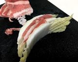 白菜と豚肉のチーズミルフィーユ鍋作り方1写真