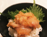 びんちょうまぐろ で 中落ち風びんとろ丼作り方7写真