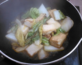 白菜と厚揚げの中華炒め作り方5写真