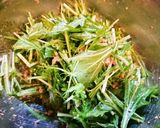 水菜とツナのごま油香るサラダ作り方2写真