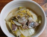 白菜とサバ水煮缶の煮もの作り方5写真