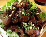 鶏レバーの赤ワイン&バルサミコ酢煮込み作り方10写真
