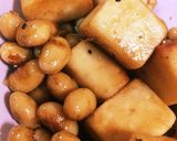蒸し大豆とはんぺんのガリバタ醤油炒め作り方4写真