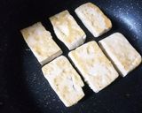豆腐ステーキにおぼろ昆布をのせて作り方3写真