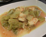 白菜と鶏むね肉のトマト煮込み作り方5写真