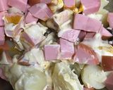 お歳暮ロースハム☆カレー風味ポテトサラダ作り方5写真