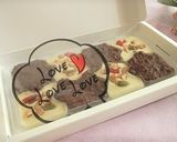 バレンタインに♪W&Bパズルチョコ作り方10写真