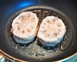 れんこんの餅挟み焼き作り方4写真