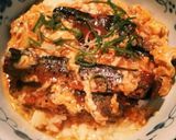 おうち居酒屋★秋刀魚の蒲焼（缶詰）丼★作り方2写真