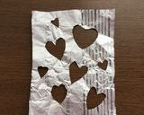 バレンタイントースト　ハートトースト作り方1写真