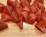 簡単！おつまみ◎わかめとトマトの中華和え作り方2写真