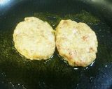 ねぎトロバーグ　わさび醤油味でリメイク作り方2写真